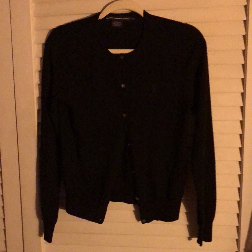 Ralph Lauren Sport Sweater, Black, like new